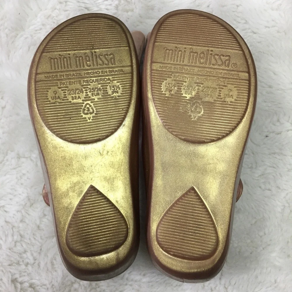 Mini Melissa Ultragirl Bow Mary Jane Shoes Size 9